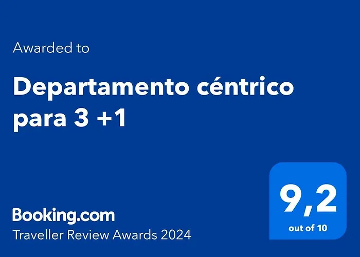 Departamento Centrico Para 3 +1